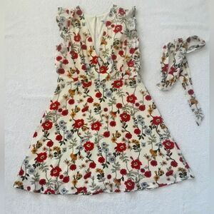 Sleeveless Floral Dress